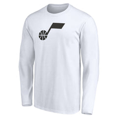 Utah Jazz Primary Logo Team Long Sleeve T-Shirt - White online