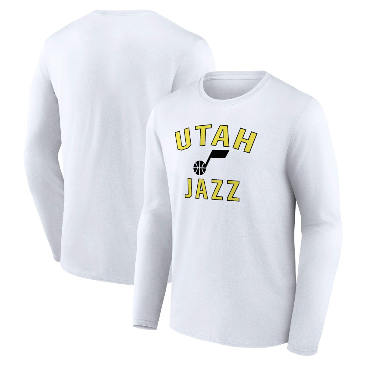 Utah Jazz Victory Arch Team Long Sleeve T-Shirt - White cheap