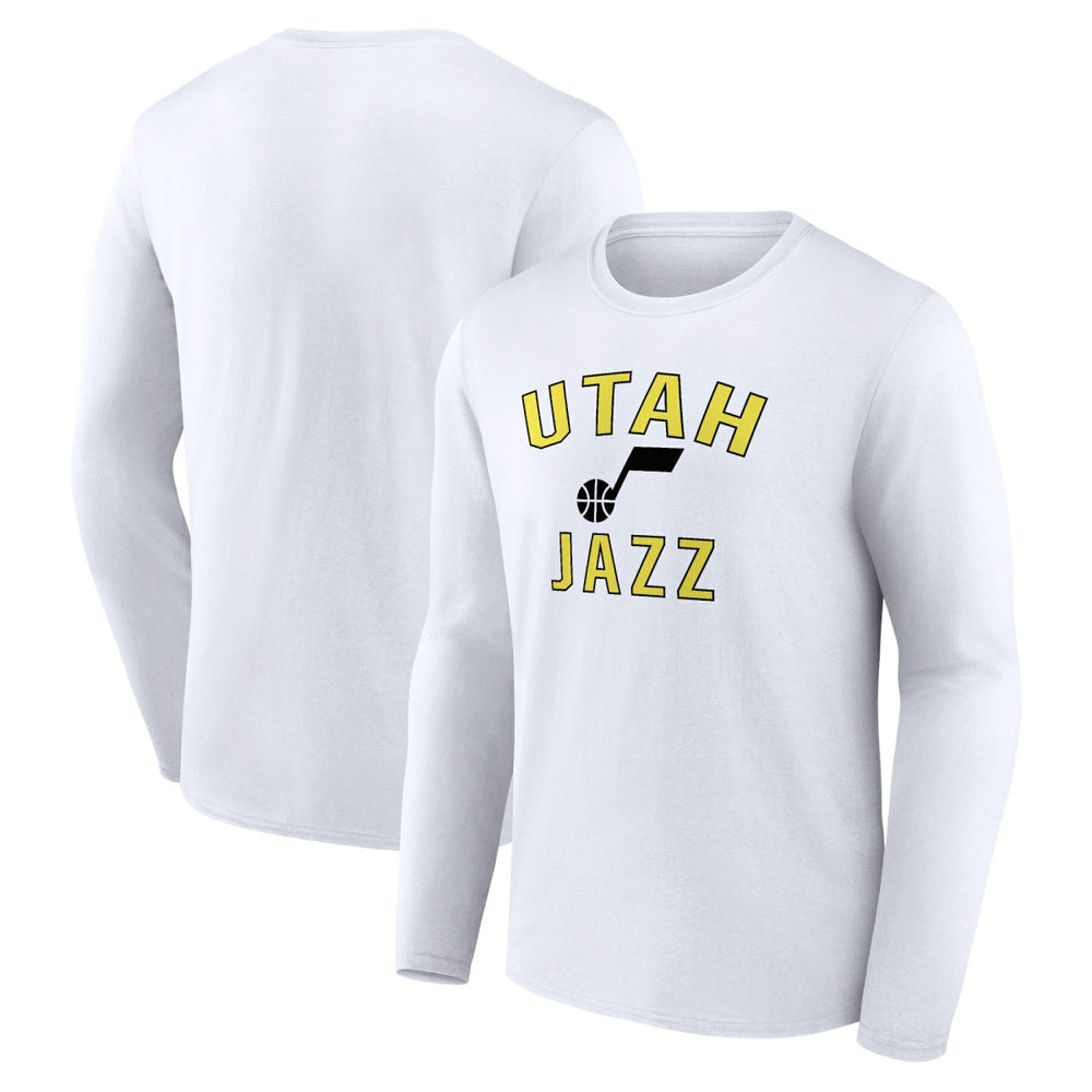 Utah Jazz Victory Arch Team Long Sleeve T-Shirt - White cheap