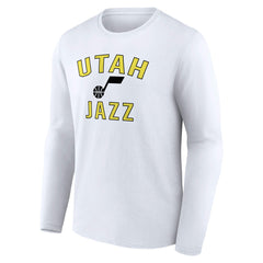 Utah Jazz Victory Arch Team Long Sleeve T-Shirt - White cheap
