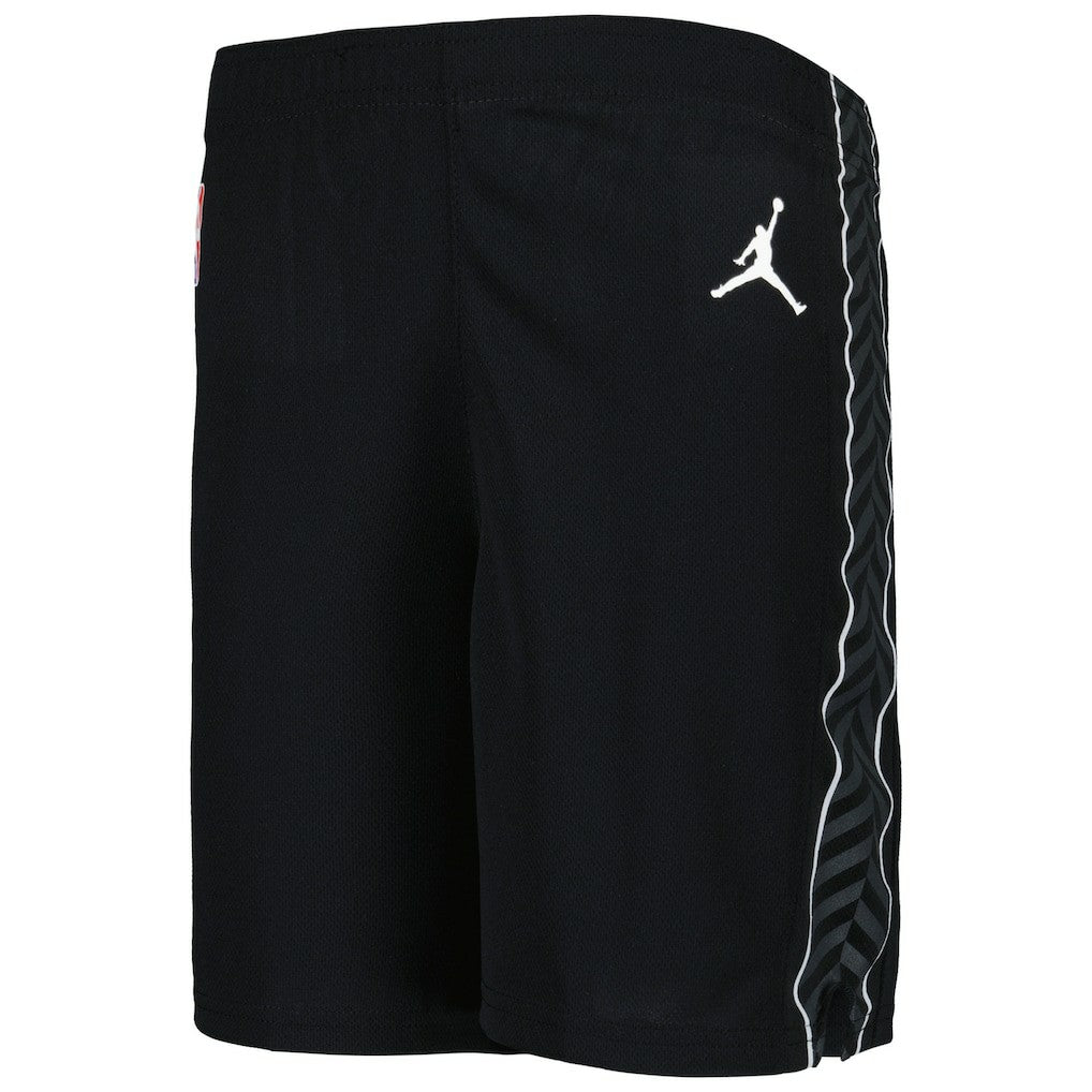 Brooklyn Nets Jordan Brand Preschool Statement Edition Team Replica Shorts - Black for sale