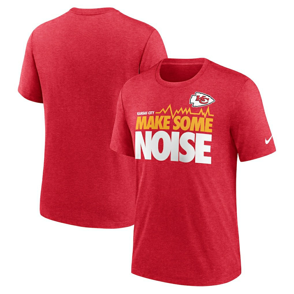 Kansas City Chiefs Local Tri-Blend T-Shirt - Heathered Red | Nike discount