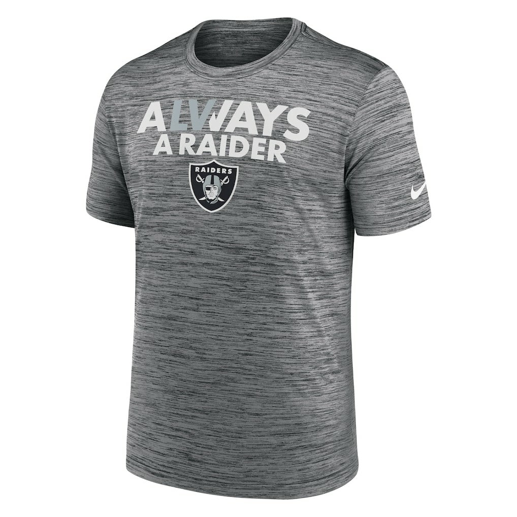 Las Vegas Raiders Local Velocity T-Shirt - Anthracite | Nike sale