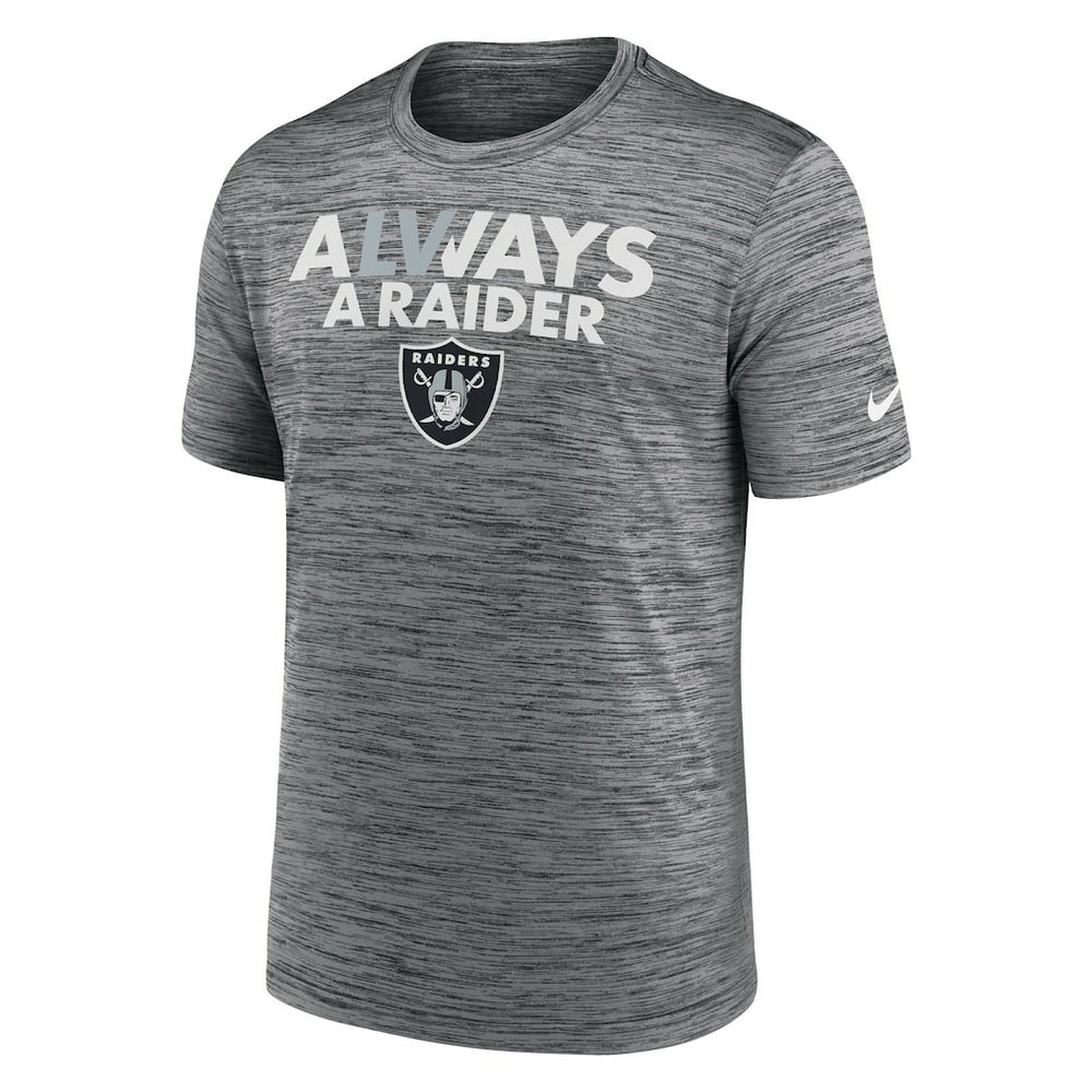 Las Vegas Raiders Local Velocity T-Shirt - Anthracite | Nike sale