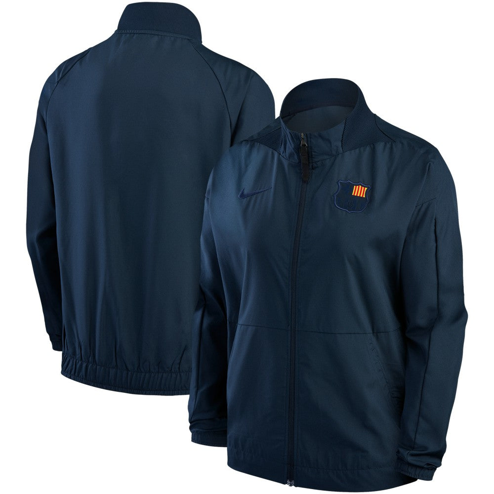 Barcelona Women's Team Anthem Raglan Performance Full-Zip Jacket - Blue | Nike online