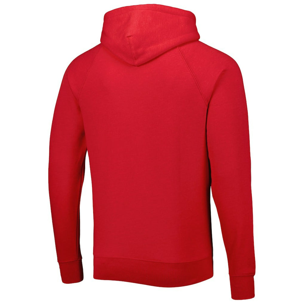 Atlanta Falcons Homage Retro Helmet Tri-Blend Raglan Pullover Hoodie - Red online