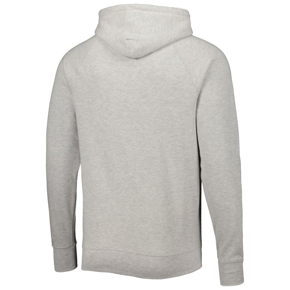 Tampa Bay Buccaneers Homage Retro Helmet Tri-Blend Raglan Pullover Hoodie - Ash online
