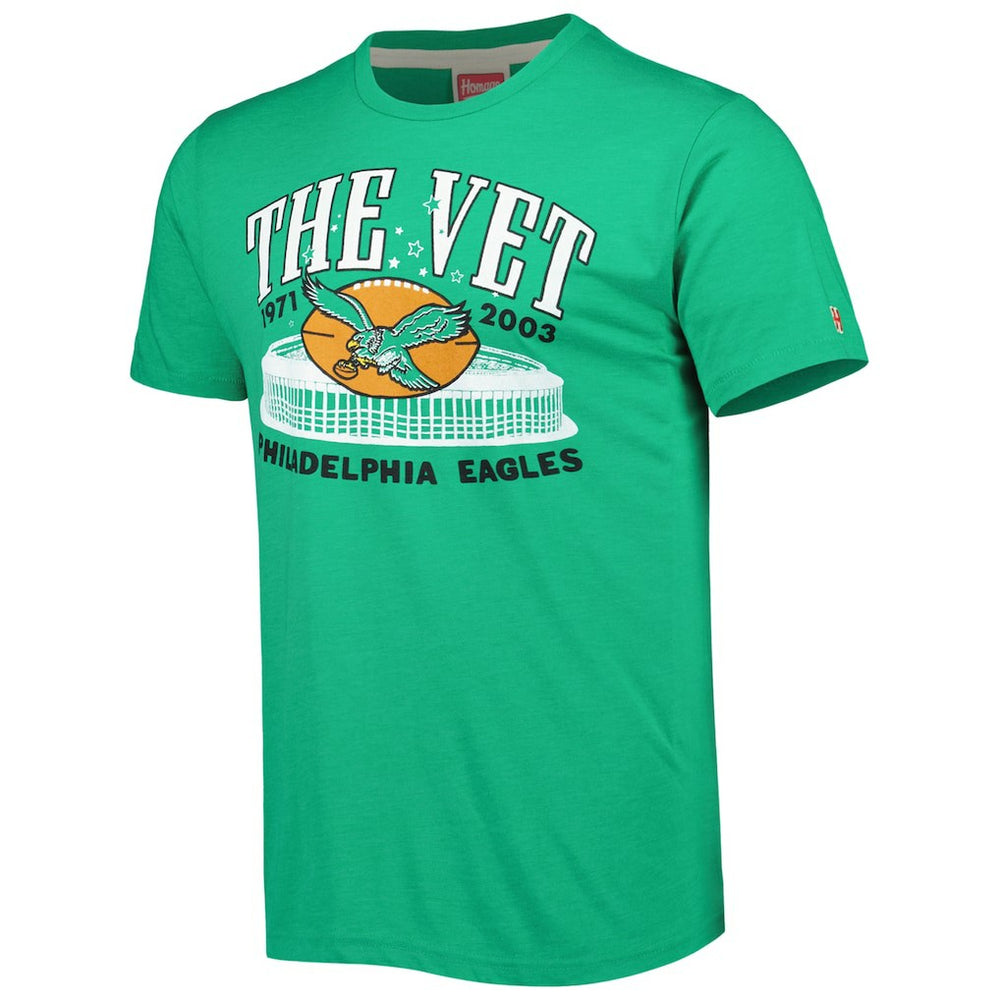 Philadelphia Eagles Homage Stadium Tri-Blend T-Shirt - Green online