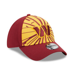 Washington Commanders New Era Shattered 39THIRTY Flex Hat - Gold/Burgundy for sale