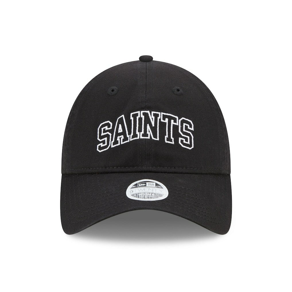 New Orleans Saints New Era Women's Collegiate 9TWENTY Adjustable Hat - Black for sale