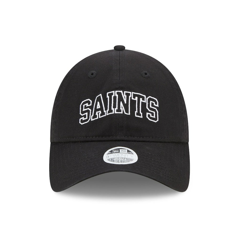 New Orleans Saints New Era Women's Collegiate 9TWENTY Adjustable Hat - Black for sale