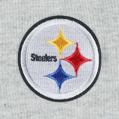 Pittsburgh Steelers Antigua Women's Lightweight Jackpot Raglan Half-Zip Pullover Hoodie - Heather Gray outlet