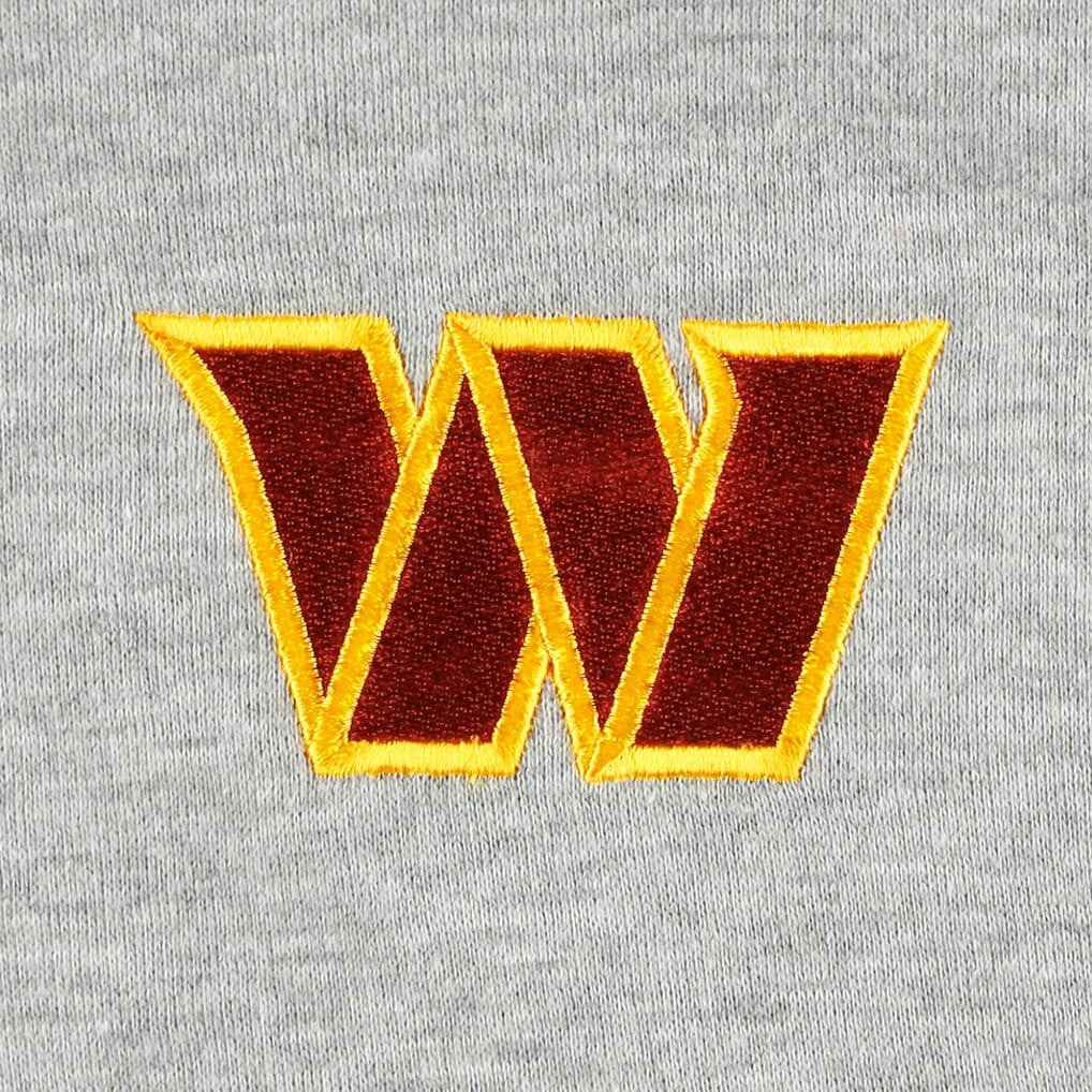 Washington Commanders Big & Tall Fleece Raglan Full-Zip Hoodie Jacket - Heather Gray outlet