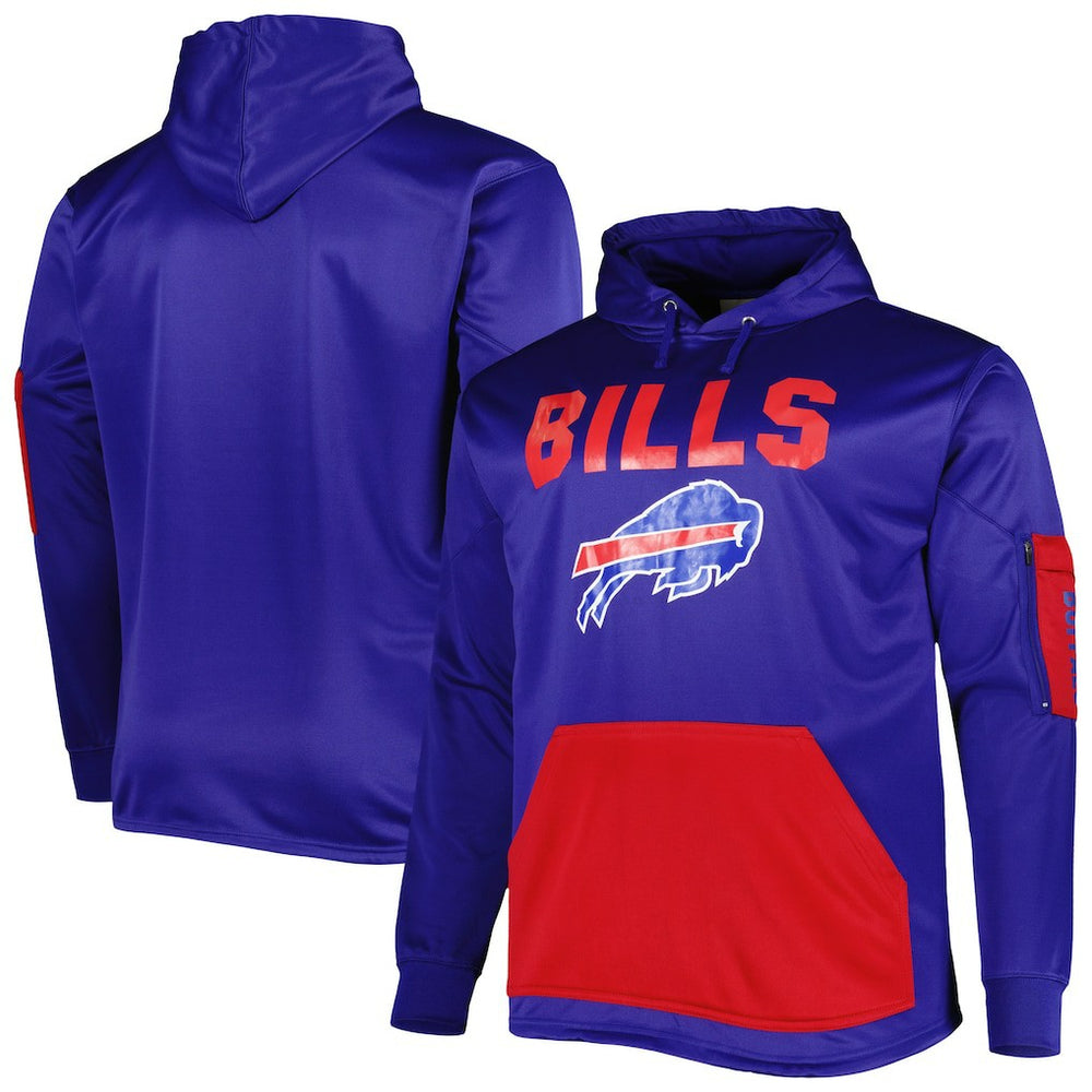 Buffalo Bills Big & Tall Pullover Hoodie - Royal cheap