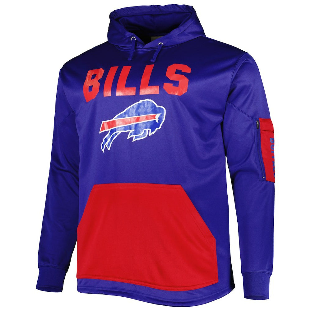 Buffalo Bills Big & Tall Pullover Hoodie - Royal cheap
