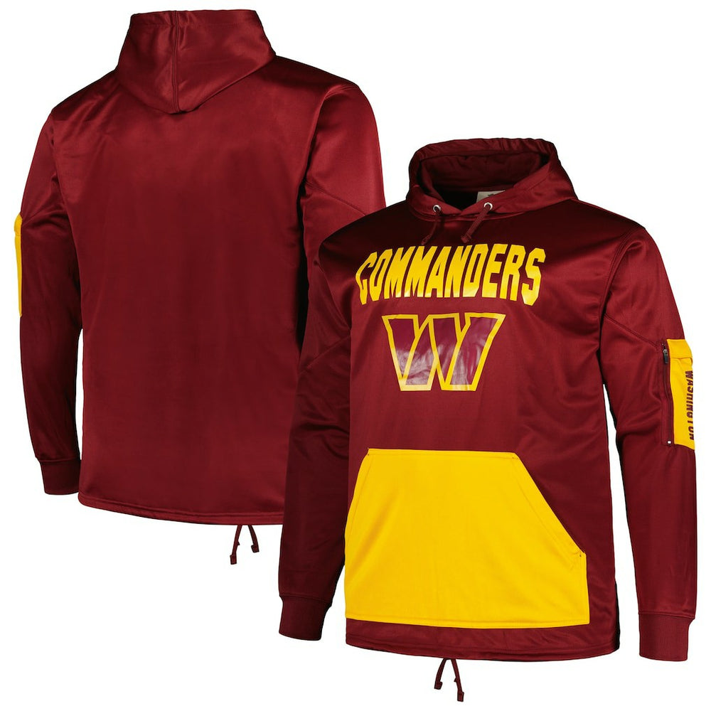 Washington Commanders Big & Tall Pullover Hoodie - Burgundy on sale