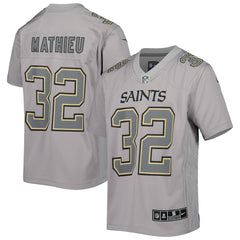 Tyrann Mathieu New Orleans Saints Youth Atmosphere Game Jersey - Gray | Nike on sale