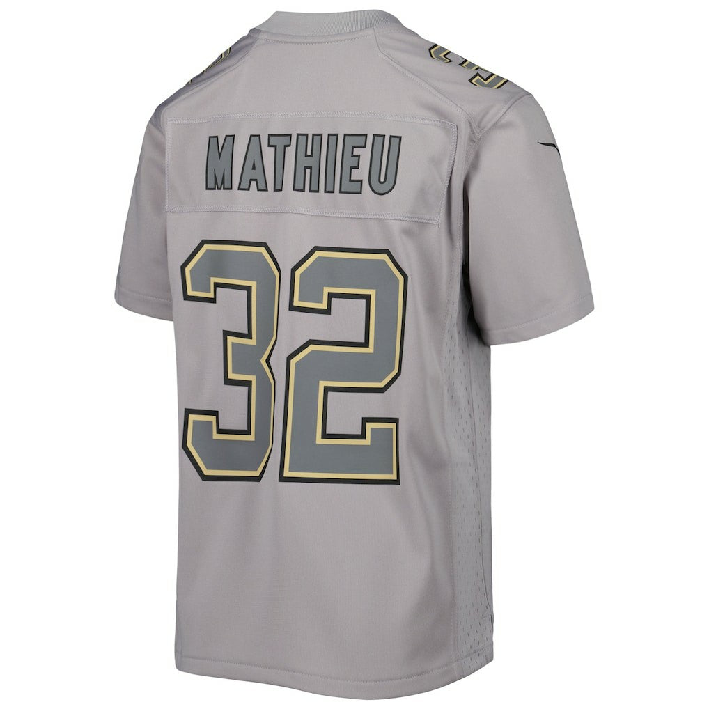 Tyrann Mathieu New Orleans Saints Youth Atmosphere Game Jersey - Gray | Nike on sale