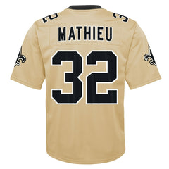 Tyrann Mathieu New Orleans Saints Youth Inverted Game Jersey - Gold | Nike cheap