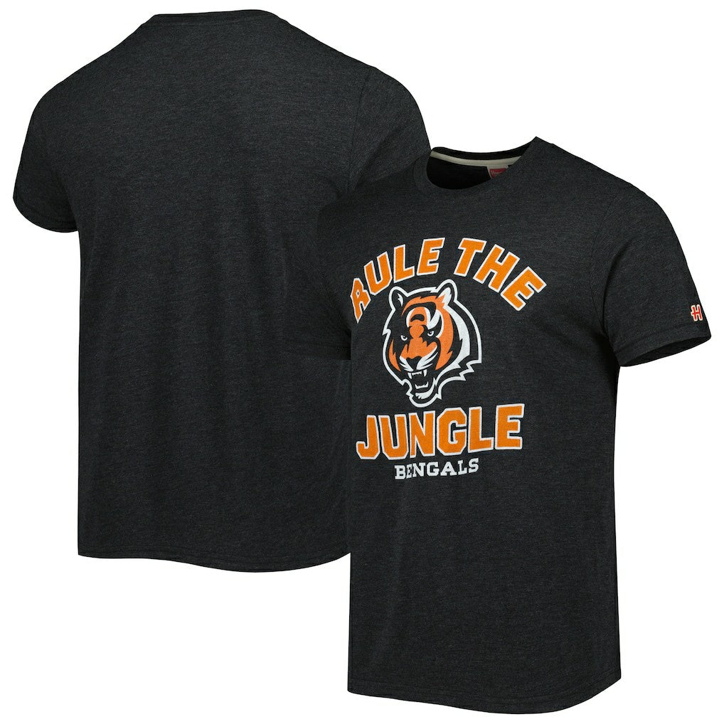 Cincinnati Bengals Homage Hyper Local Tri-Blend T-Shirt - Charcoal sale