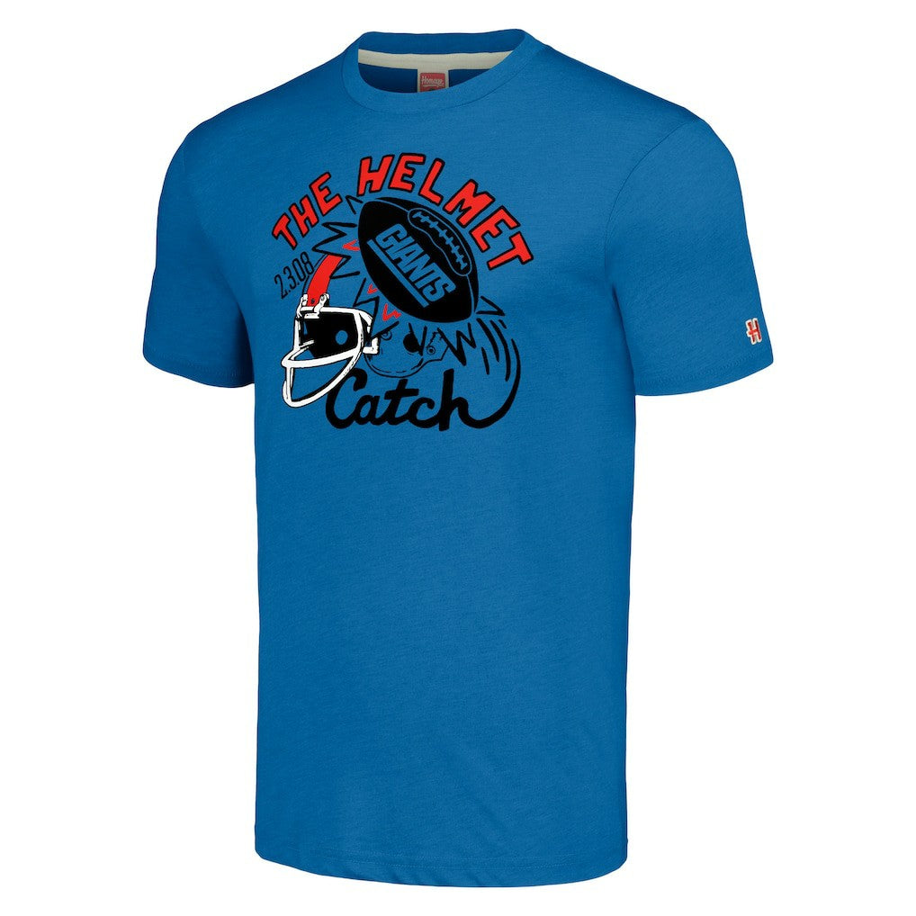 New York Giants Homage Hyper Local Tri-Blend T-Shirt - Royal online