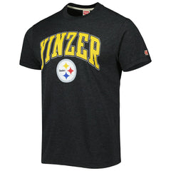 Pittsburgh Steelers Homage Hyper Local Tri-Blend T-Shirt - Charcoal discount