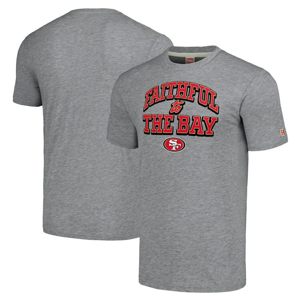 San Francisco 49ers Homage Hyper Local Tri-Blend T-Shirt - Gray online