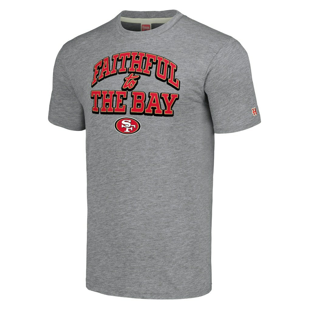 San Francisco 49ers Homage Hyper Local Tri-Blend T-Shirt - Gray online