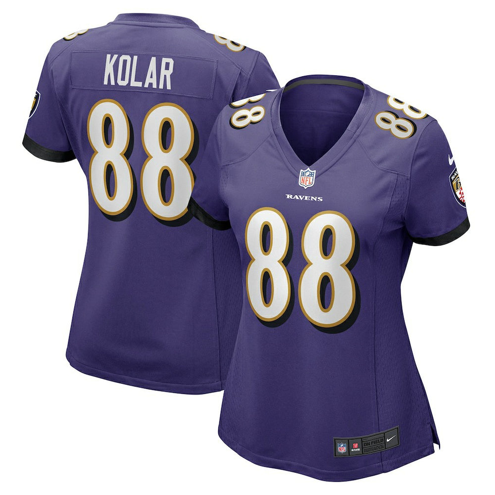 Charlie Kolar Baltimore Ravens Women's Player Game Jersey - Purple | Nike outlet