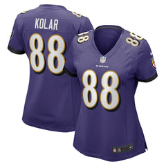 Charlie Kolar Baltimore Ravens Women's Player Game Jersey - Purple | Nike outlet