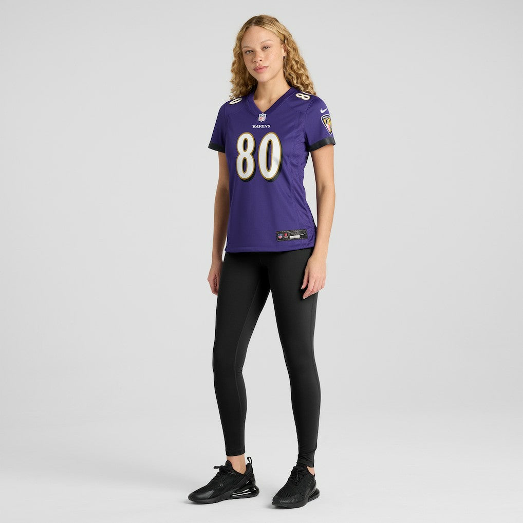 Isaiah Likely Baltimore Ravens Women's Player Game Jersey - Purple | Nike cheap