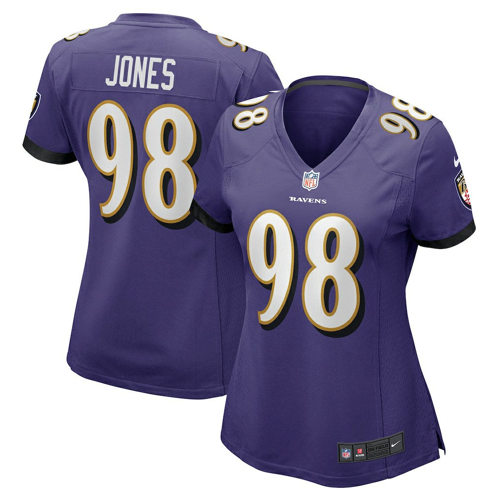 Travis Jones Baltimore Ravens Women's Player Game Jersey - Purple | Nike on sale