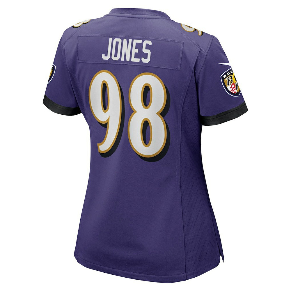 Travis Jones Baltimore Ravens Women's Player Game Jersey - Purple | Nike on sale