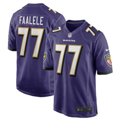 Daniel Faalele Baltimore Ravens Player Game Jersey - Purple | Nike for sale