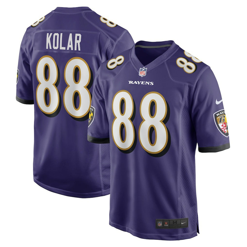 Charlie Kolar Baltimore Ravens Player Game Jersey - Purple | Nike for sale