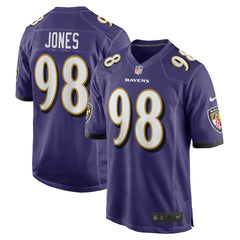 Travis Jones Baltimore Ravens Player Game Jersey - Purple | Nike for sale