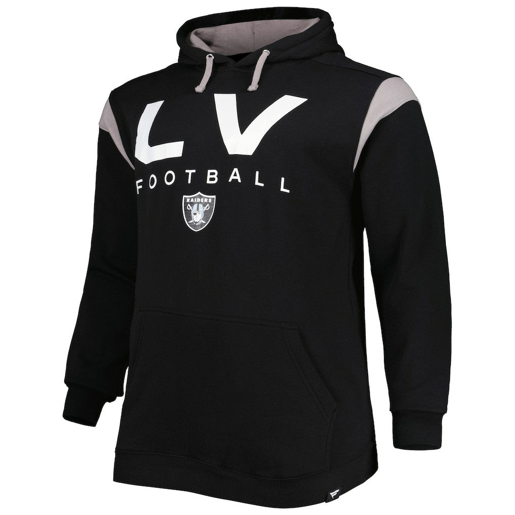 Las Vegas Raiders Big & Tall Call the Shots Pullover Hoodie - Black cheap