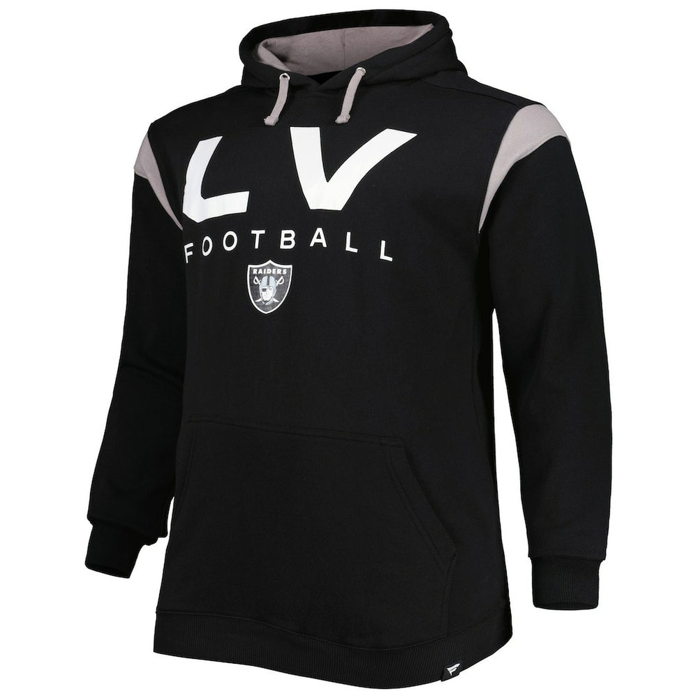 Las Vegas Raiders Big & Tall Call the Shots Pullover Hoodie - Black cheap