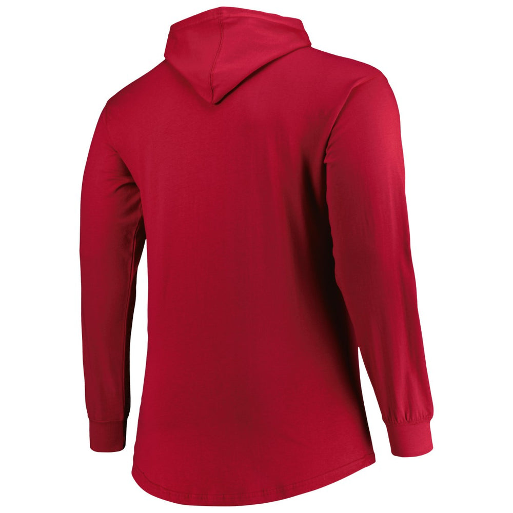 Tampa Bay Buccaneers Big & Tall Front Runner Pullover Hoodie - Red sale
