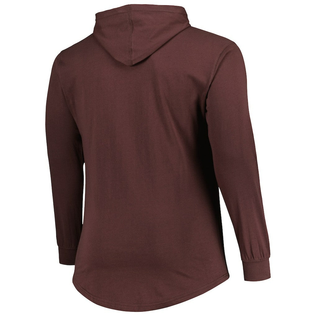 Cleveland Browns Big & Tall Front Runner Pullover Hoodie - Brown online