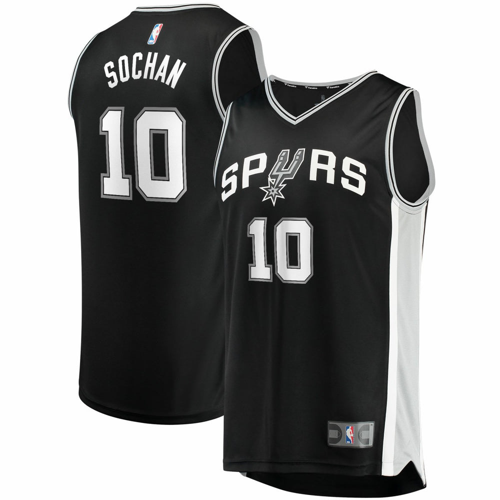Jeremy Sochan San Antonio Spurs Youth 2022 NBA Draft First Round Pick Fast Break Replica Jersey - Icon Edition - Black | Fanatics online