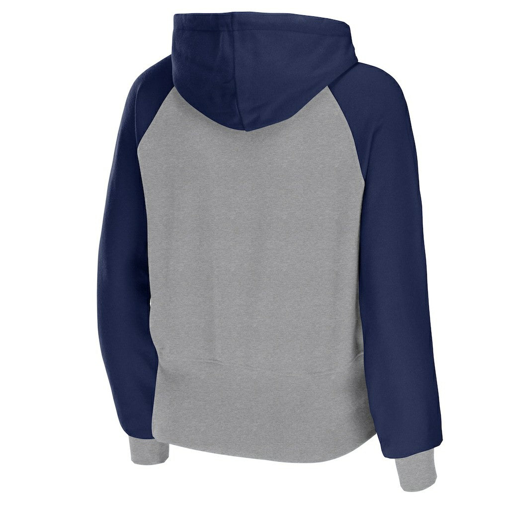 Dallas Cowboys WEAR by Erin Andrews Women's Colorblock Lightweight Full-Zip Hoodie - Silver cheap