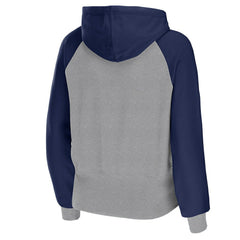 Dallas Cowboys WEAR by Erin Andrews Women's Colorblock Lightweight Full-Zip Hoodie - Silver cheap