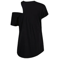 Baltimore Ravens KIYA TOMLIN Women's Cut Out Tri-Blend Shirt - Black cheap