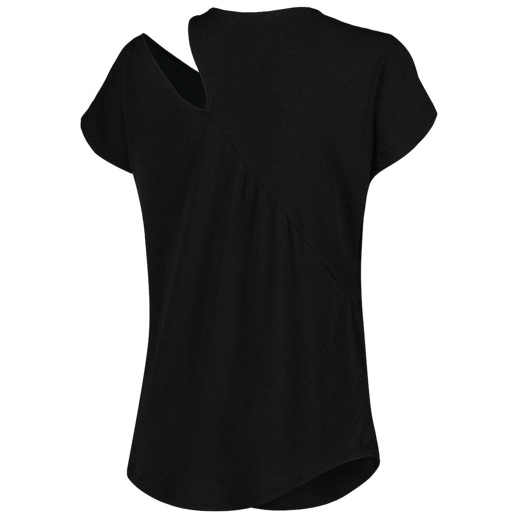 Cincinnati Bengals KIYA TOMLIN Women's Cut Out Tri-Blend Shirt - Black online