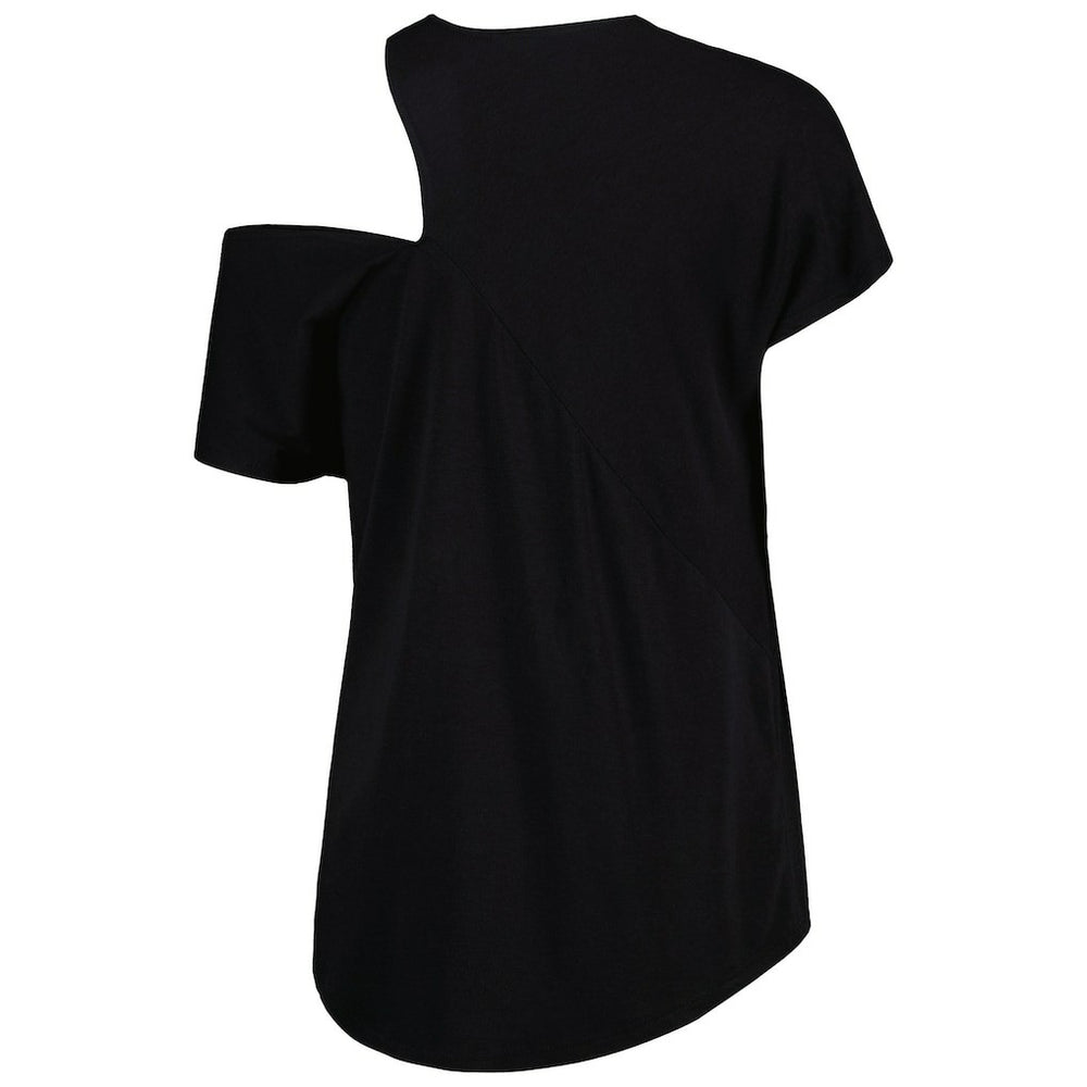 Philadelphia Eagles KIYA TOMLIN Women's Cut Out Tri-Blend Shirt - Black discount