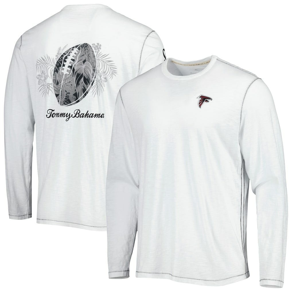 Atlanta Falcons Laces Out Billboard Long Sleeve T-Shirt - White on sale