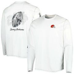 Cleveland Browns Laces Out Billboard Long Sleeve T-Shirt - White discount