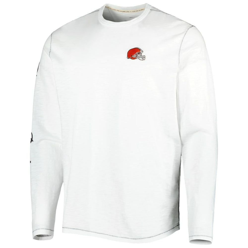 Cleveland Browns Laces Out Billboard Long Sleeve T-Shirt - White discount