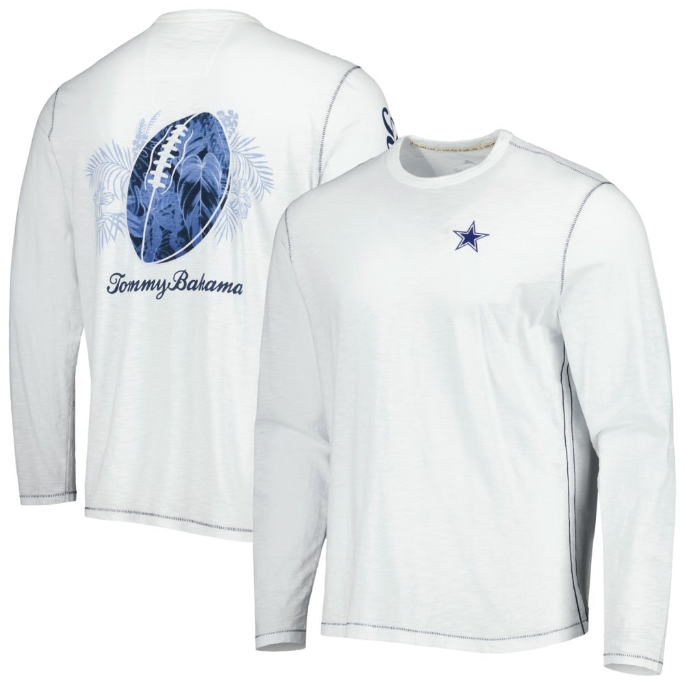Dallas Cowboys Laces Out Billboard Long Sleeve T-Shirt - White cheap